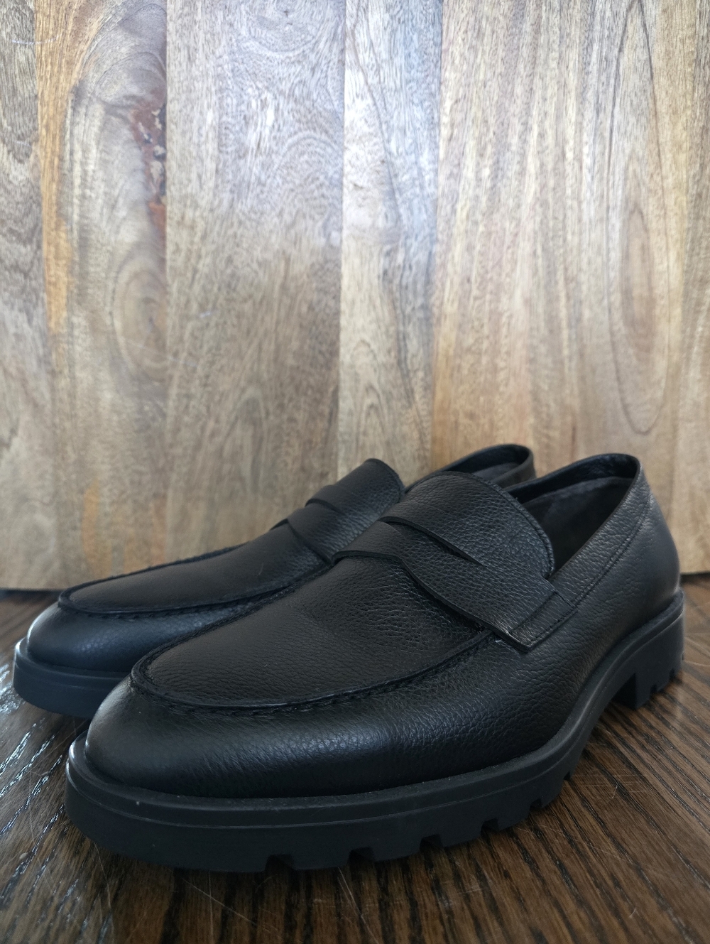 TO BOOT NEW YORK Orman Lug Sole Penny Loafer (Mens) 9